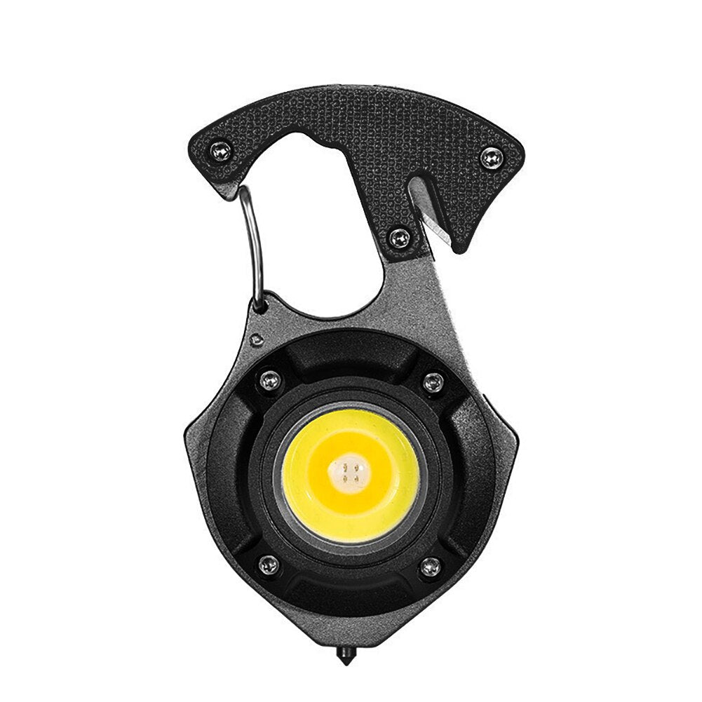 Compact Multi Tool LED Flashlight Keychain