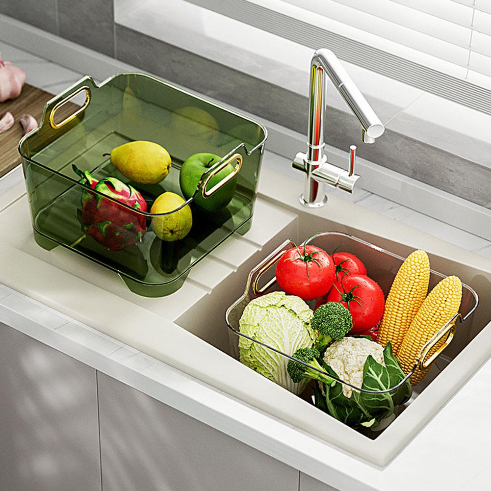 Foldable Vegetable Cleaning Colander Basket - Luxicro