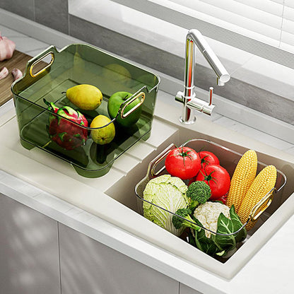 Foldable Vegetable Cleaning Colander Basket - Luxicro