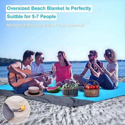 Big Waterproof Outdoor Beach Blanket