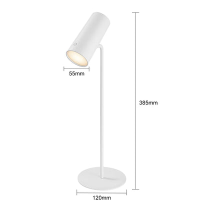 Compact LED Desk Lamp with Sensor Switch