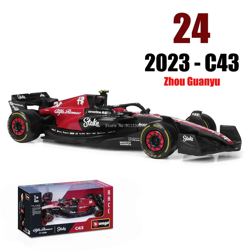 Detailed F1 Car Model 1:43 Scale Collectible Replica
