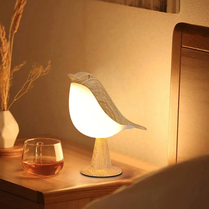 Colorful Bird Table Lamp - Dimmable Touch Light - Luxicro