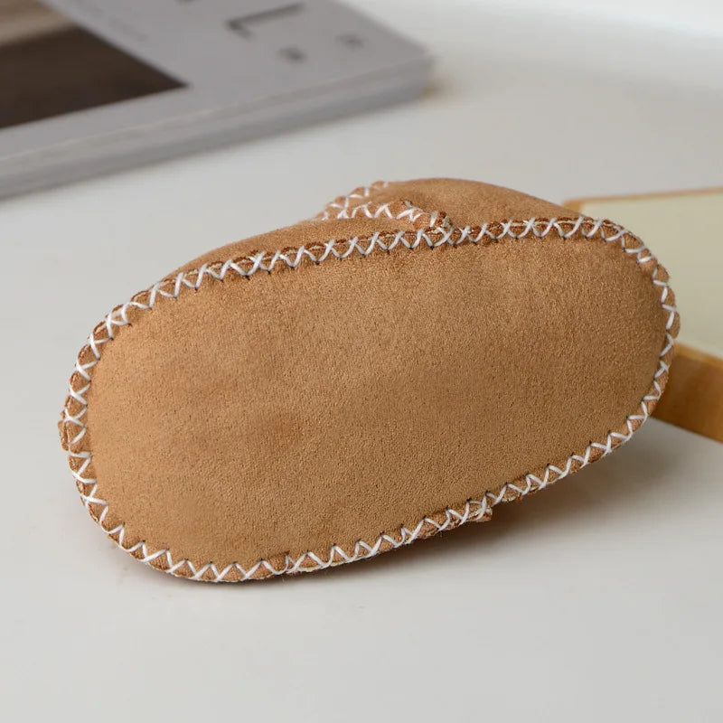 Cozy Baby Booties with Fleece Inside