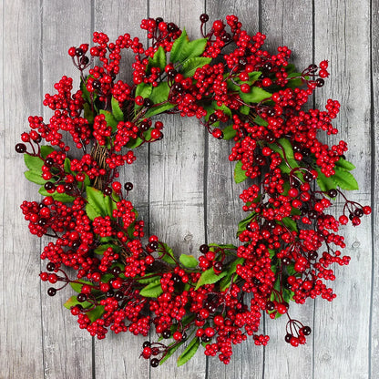 Beautiful Christmas Cranberry Door Wreath