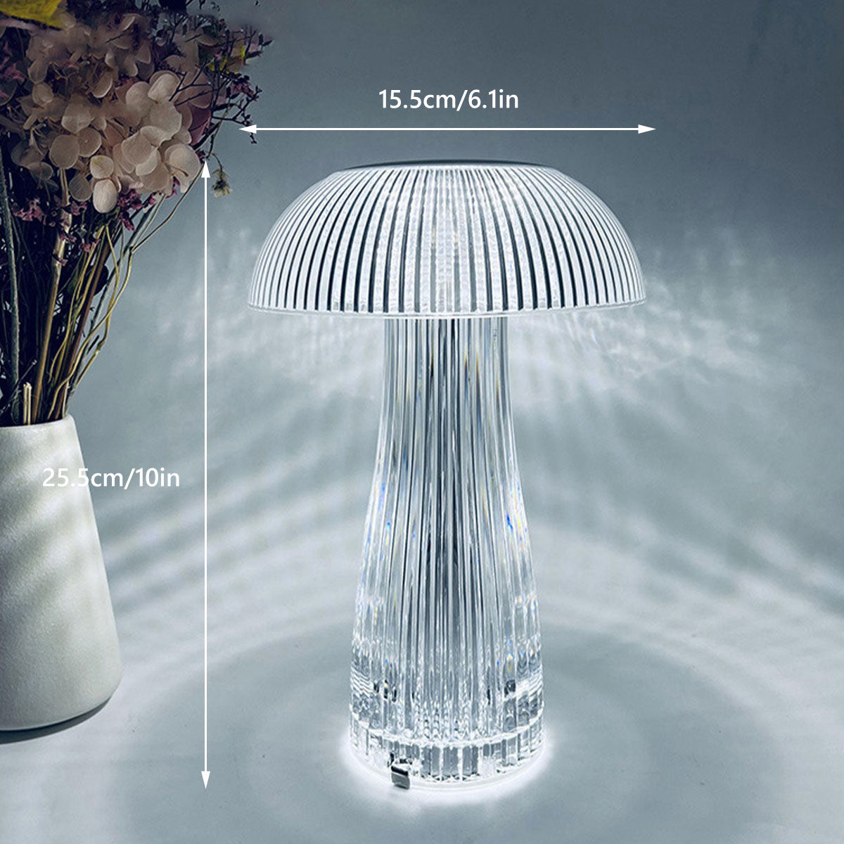 Compact Rechargeable Small Table Lamp - Luxicro