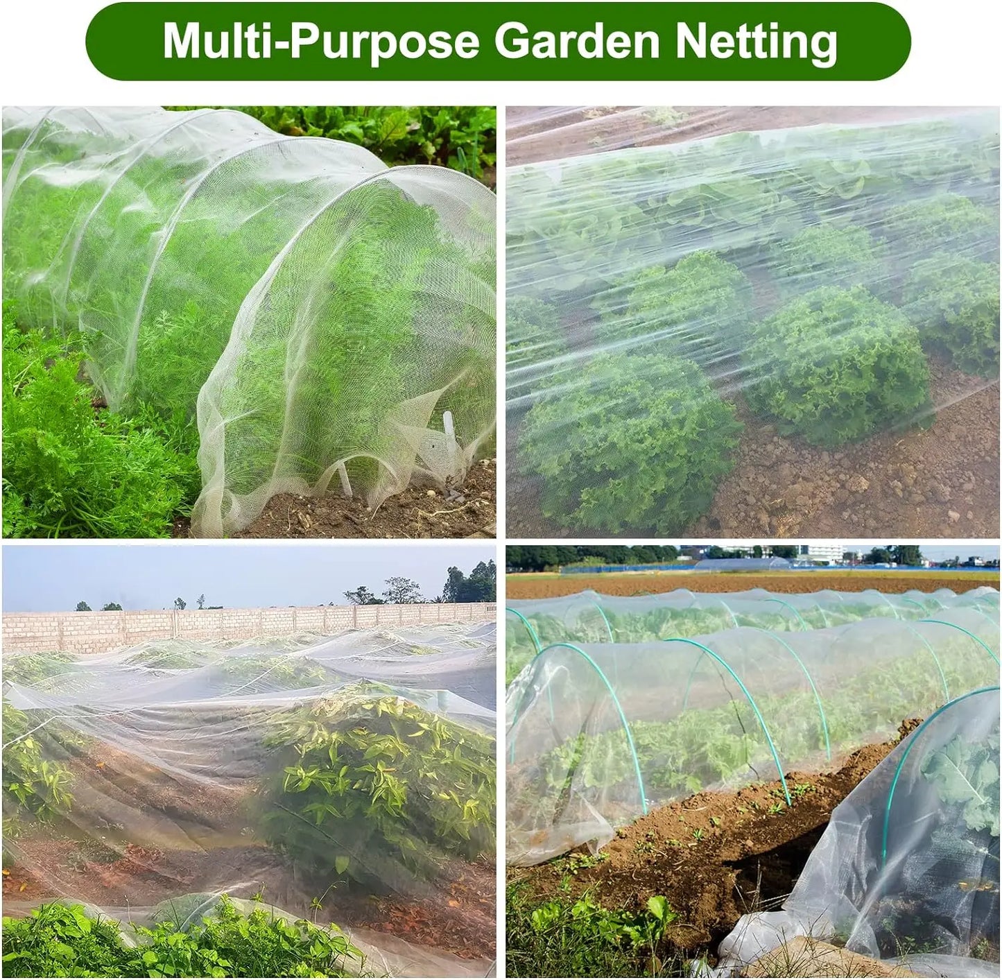 Heavy Duty Garden Bug Net Cover