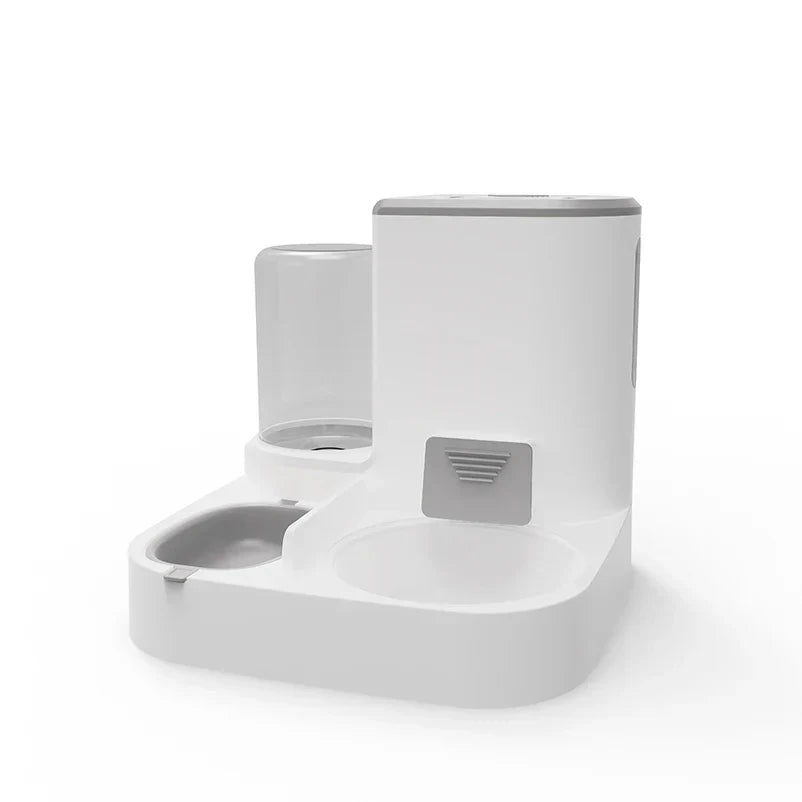 Automatic Pet Food and Water Bowl Feeder Set