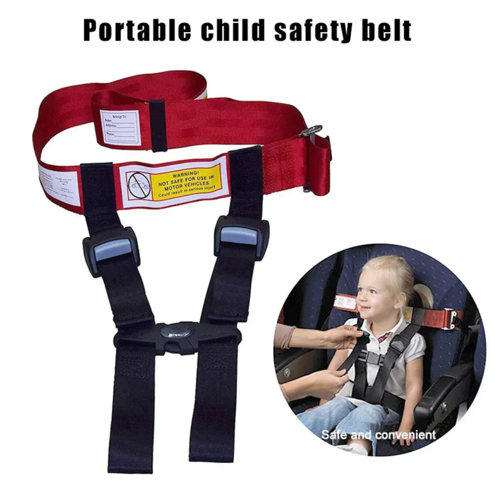 Child Air Travel Safety Vest Adjustable Belt