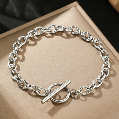 Delicate Round Link Chain Bracelet