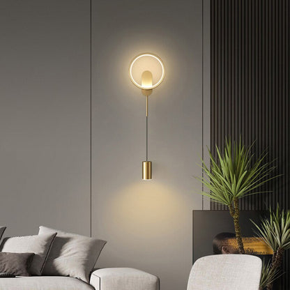 Contemporary LED Gold Sconce Wall Lamp 24W