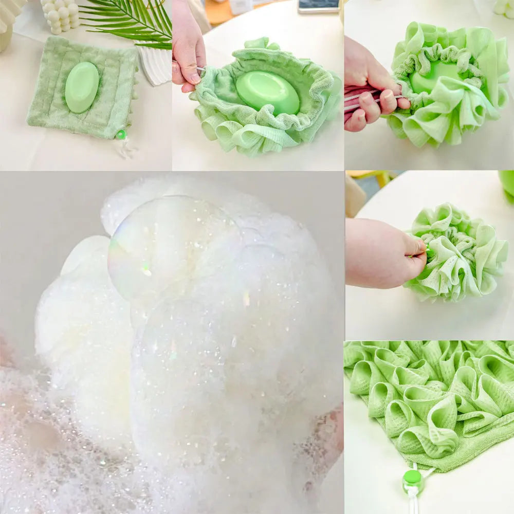 2 in 1 Shower Soap Dispenser Sponge