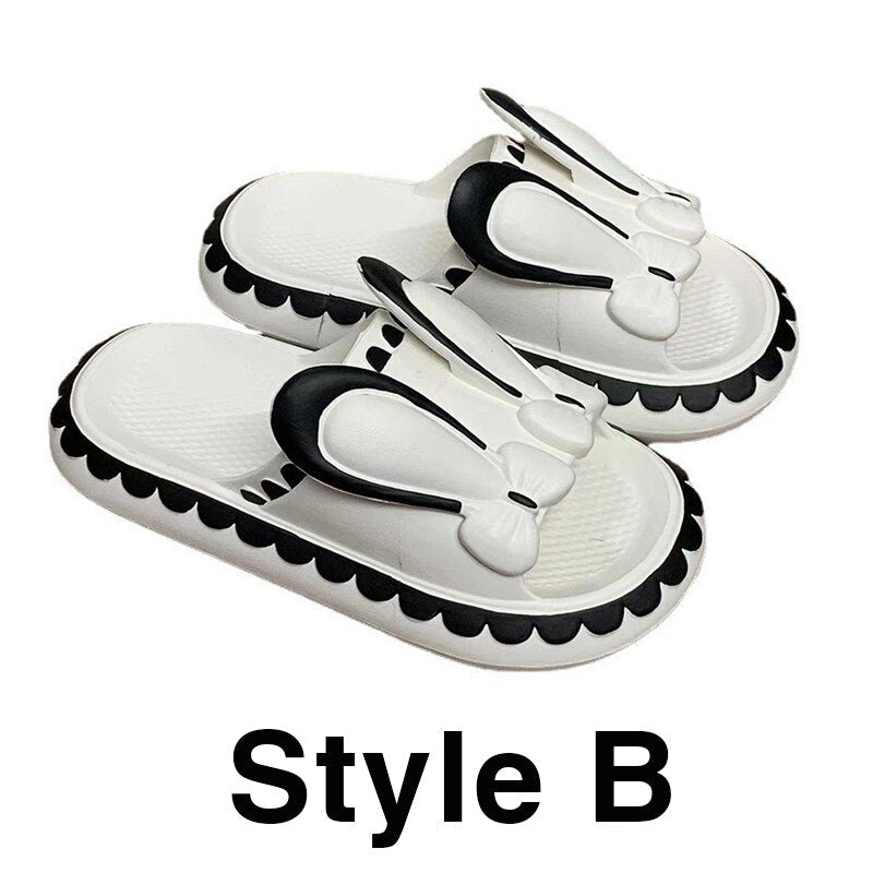 Cozy Rabbit Soft Ladies Slippers