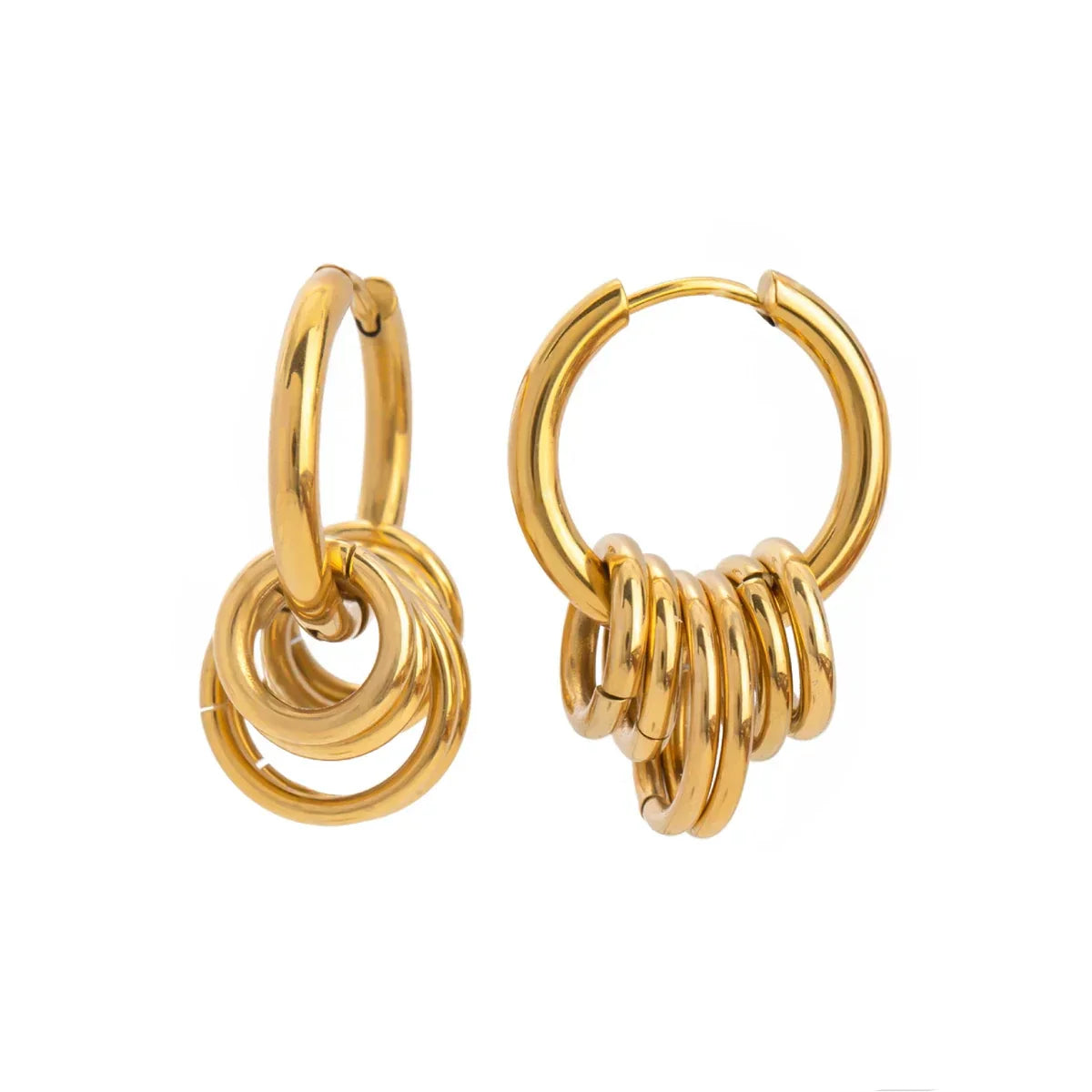 Dainty Twist Drop Spiral Earrings