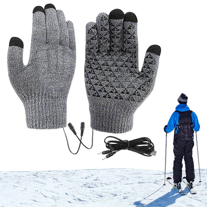 Warm Touchscreen Winter Cycling Gloves with USB Charging