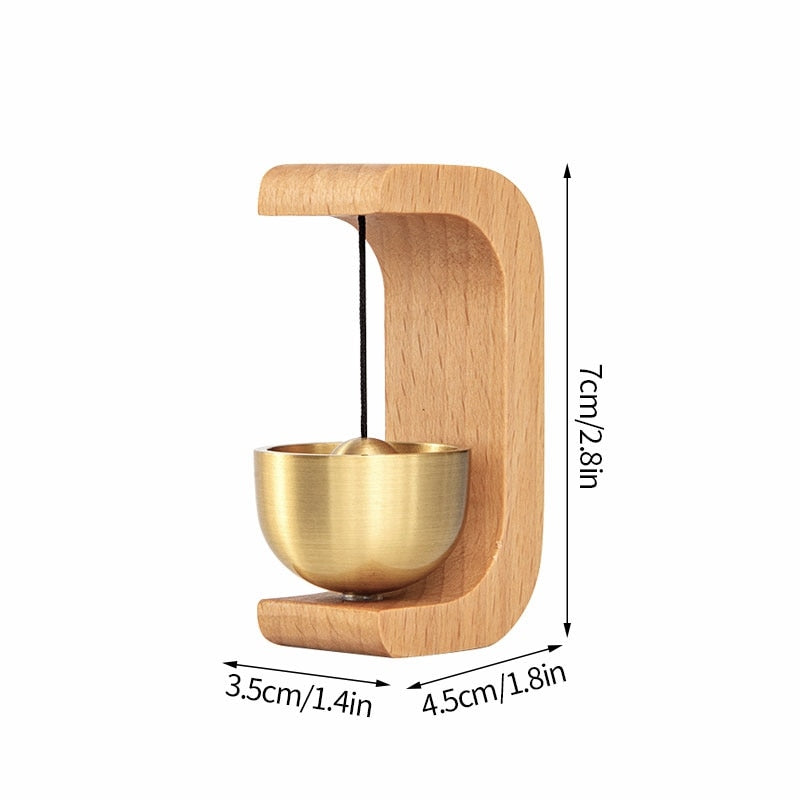 Rustic Wooden Door Chime Bell