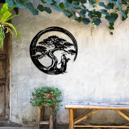 Beautiful Asian Bonsai Tree Wall Decoration