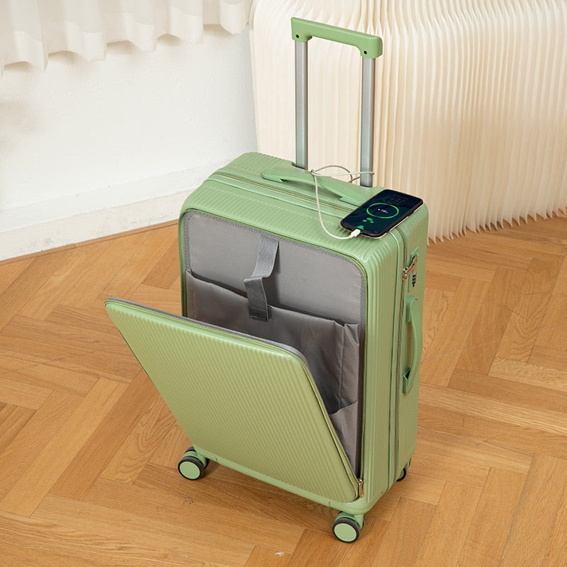 Durable Protection Charging Suitcase Backpack