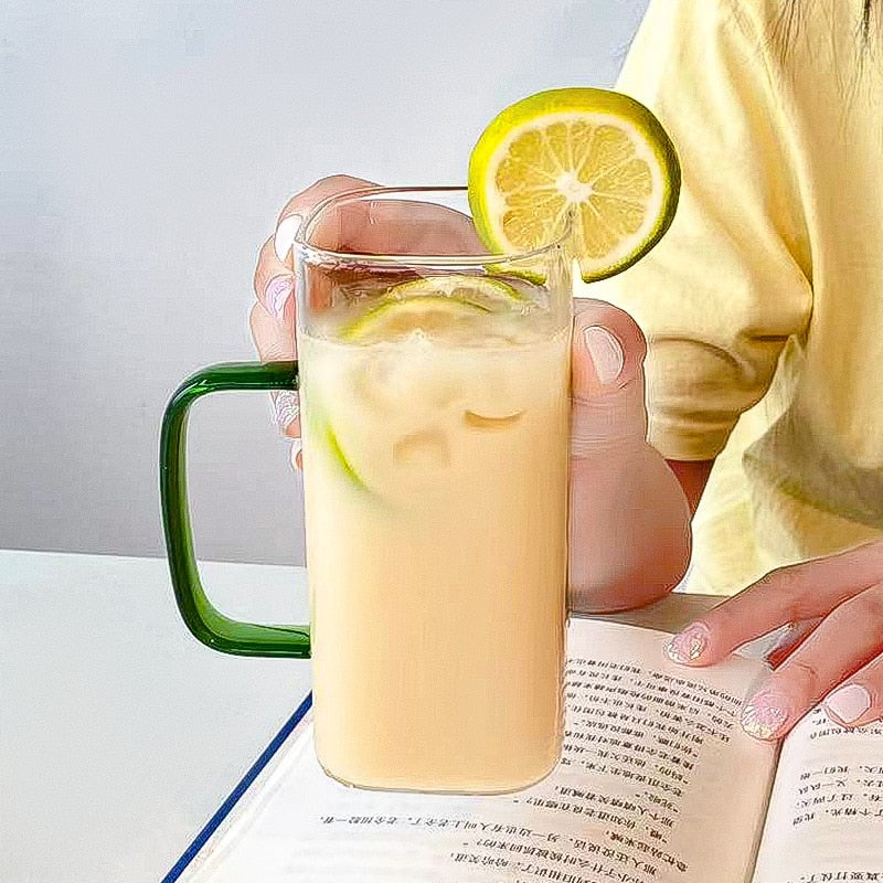Big Capacity Square Mug with Sipper Lid