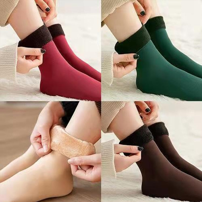 Cozy Thermal Warm Fleece Lined Socks