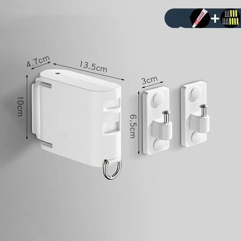 Space Saving Retractable Clothes Drying Line - Luxicro