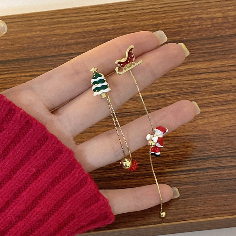 Fun Festive Holiday Drop Earrings - Luxicro