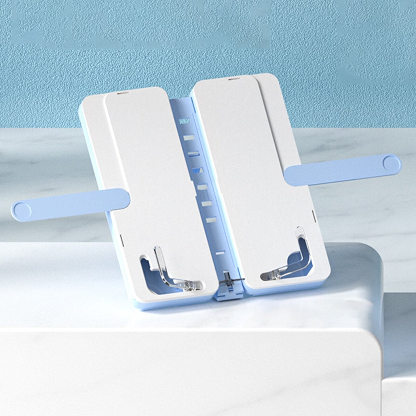 Folding Compact Desk Book Holder Storage Box