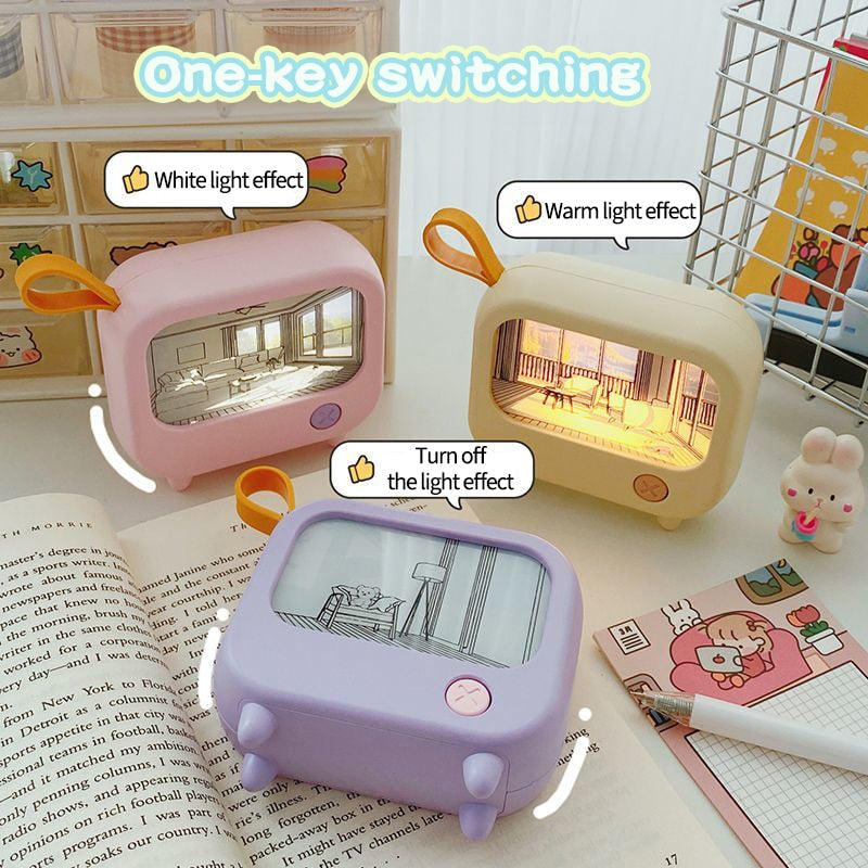 Compact Stylish Desk Lamp Nightlight