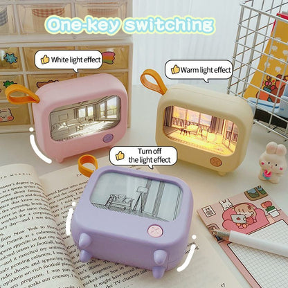 Compact Stylish Desk Lamp Nightlight