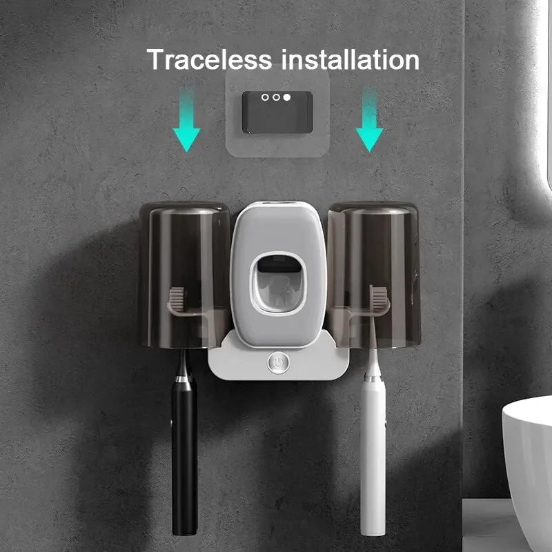 Compact UV Toothbrush Holder and Sanitizer