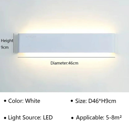 Stylish LED Wall Sconce with Soft White Light