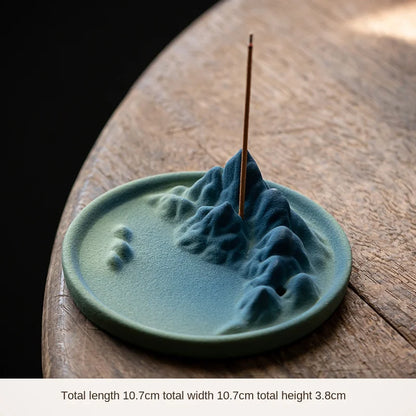 Serenity Waterfall Ceramic Incense Holder