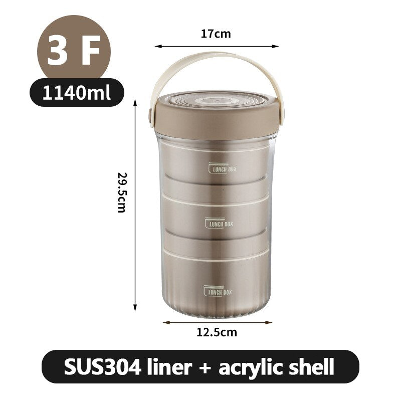 Leakproof Airtight Plastic Food Storage Container Box