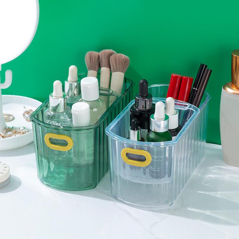 Transparent Stackable Double Layer Storage Bin