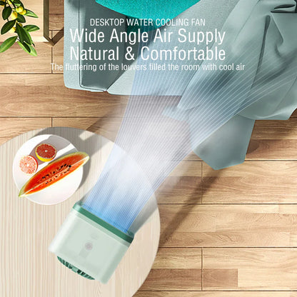 Compact USB Mini Fan with Cooling & Humidify Function
