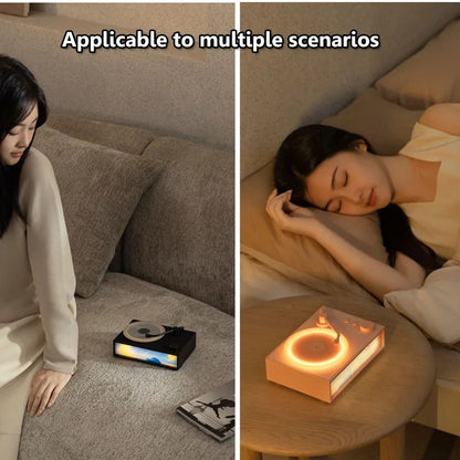 Compact LED Wireless Speaker with Essential Oil Diffuser