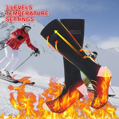 Cozy Electric Heated Socks with 3 Temperature Modes