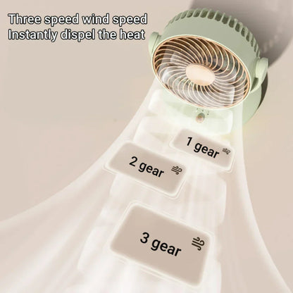 Compact Personal USB Table Fan with 3 Speeds
