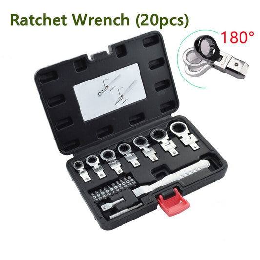 Complete Pro Ratchet Socket Set Tool Kit - Luxicro