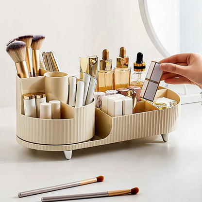 Premium Beauty Storage with Compact Rotating Case