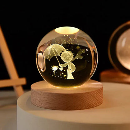 Beautiful Glass Table Lamp Home Decor