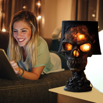 Dark Skull Desk Lamp LED Lighting