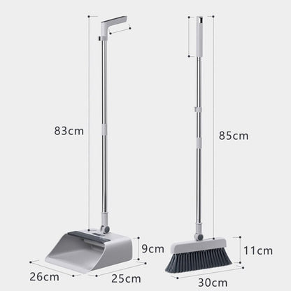 Easy Clean Extendable 3 Piece Dustpan Kit