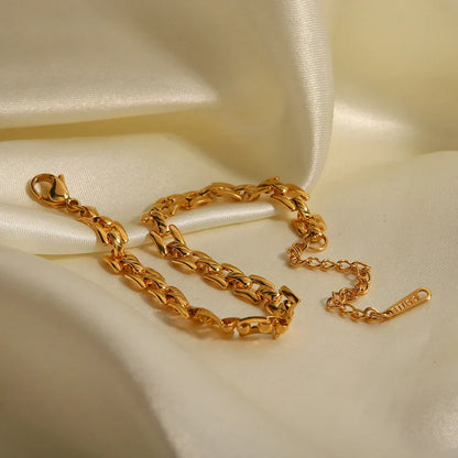 Delicate Thin 14k Gold Bar Bracelet
