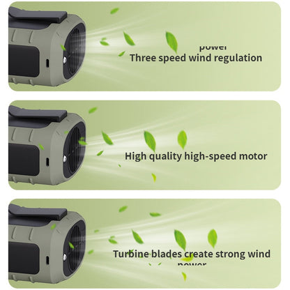 Compact USB Travel Neck Fan Charger
