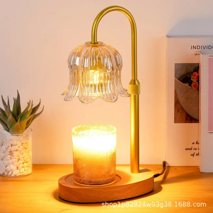 Cozy Electric Candle Light with Adjustable Stand and Timer