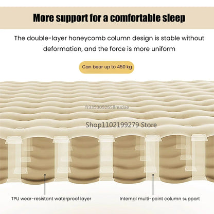 Lightweight Waterproof Camping Sleep Mat with Pump