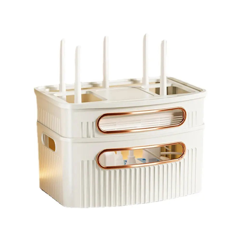 Protective Mesh Router Storage Case Organizer