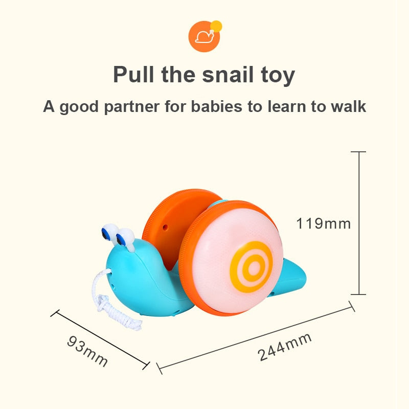 Colorful Learning Snail Toy for Children
