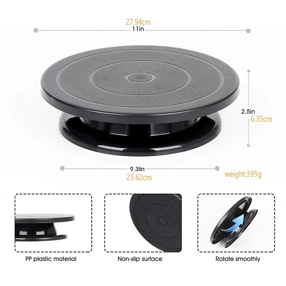 Easy Turntable Cake Display Plate
